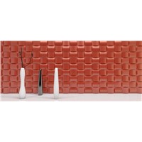 Fire Proof, Heat Insulation Wave Effect 3D Wall Panel