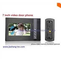 wird 7 inch video door phone intercom door bell door entry system,Metal case,