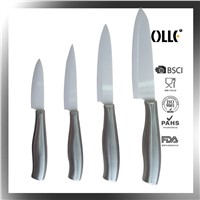 New Sharp  Stainless Steel Handle Ceramic Knife