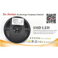 Suntan SMD LED 1206 Serie Blue Color TSL-1206UB000MTH