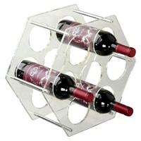 Customized Design Clear Acrylic Wine Display