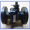 JIS10K 2 piece cast iron ball valve with handle lever hot sale in Asian
