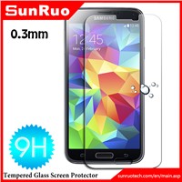 9H hardness anti-scratch 2.5D round edge Tempered Glass Screen Protector for Samsung S5