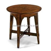 Wooden/Veneer Round End Table