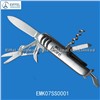 7 in 1 stainless steel hot sale pocket knife, two sizes available(EMK07SS0001)