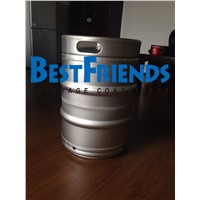 BestFriends US 1/2 Beer Keg made by 304 Stainless Steel with Rolling Ring