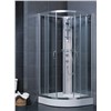 cUPC & CE certified White acrylic sliding glass sector shape shower enclosure