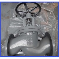 Flange right-angle safety cast iron valve