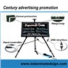 Outdoor led advertising board with standing support