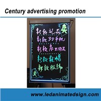 Aluminum frame led writing message board