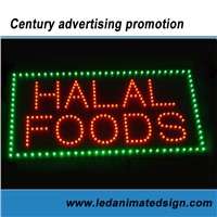 Factory direct sale advertising led sign