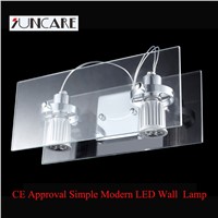 modern simple style glass led wall lamp