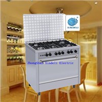 Professional freestanding oven with mirror body