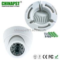 Fixed lens Color Plastic infrared cctv security dome camera (PST-DC302CL)