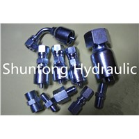 Metric Female 24cone with O-Ring Four-Wire Integral Fitting /Hose Adaptor/Hydraulic Fitting