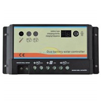 10A Dual battery solar charge controller