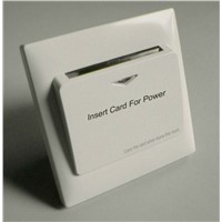 Electrical key card switch with dry contact