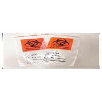 Plastic Biohazard Specimen Zip Lock Bag