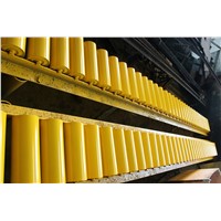 89mm standard durable low noise belt conveyor steel roller