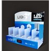 Acrylic Display Board Shelf for LED Lamps Exhibition Testing Rack Showcase