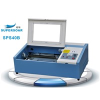 1.SPS40B mini laser engraving machine for rubber stamp