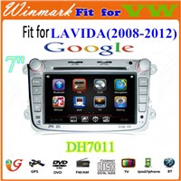 7'' double din special car DVD player for Volkswagen LAVIDA DH7011
