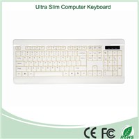 104 Keys Laser Printing White Standard  USB Keyboard
