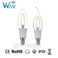 2W 4W E12 E14 LED Filament Candle Clear Bulb