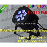7*18W 6in1  mini LED PAR / Led Disco Light / Flat PAR / Mini Stage LED Light (PAR-T706F)