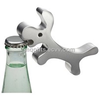 Custom Dog Shape Zinc Alloy Keychain with Bottle Opener