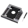 Universal 2nd Hard Disk Drive Caddy For Laptop 12.7mm SATA  CD / DVD-ROM Optical Bay