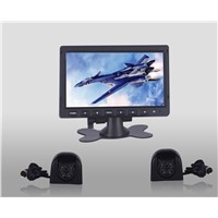 24v 7-inch High Definition Digital TFT LCD Monitor with 3 CH CCD cameras