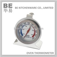 Heavy duty bimetal oven safe pizza oven thermometer