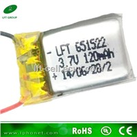 lipo battery 651522 3.7v 120mah li polymer battery for New Wltoys V272 V282 Nano 4CH RC Quadcopter