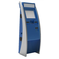 Free Standing Payment Kiosk Touch Screen Kiosk Interactive Kiosk with Barcode Scaner Coin Operated