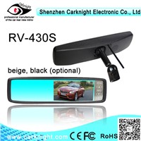 bracket rearview mirror with 4.3 inc car monitor