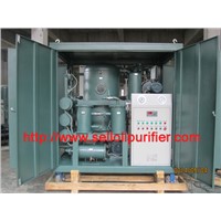 Double-stage vacuum Transformer oil filtration machine/ Insulating oil treatment plant