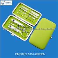 Promotional manicure kit in green case(EMS06EL0157-green)