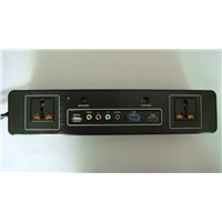 Multi-Media Sockets With Ports of USB AV PC HDMI Broad Band and Telephone