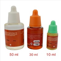 E-cigarette Refill Liquid with Many Flavor and Childproof Cap Bottle