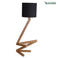 Lightingbird Modern Wood Table Lamp