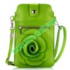 Iphone 6 PU Leather Bag with Detachable Shoulder Strap (Green)