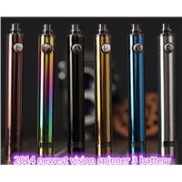 Newest E Cigarette Vision Spinner 3 Battery 1600mAh, Voltage Rotary Switch and LCD Twist Display