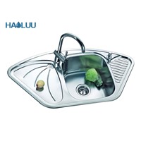 Small Kitchen Desgin Stainless Steel Sink with the Board HL61408