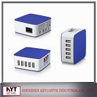 5 port usb mobile phone charger