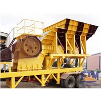 Recycling Limestone Mobile Jaw Crusher