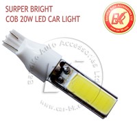 COB LED Car Light Bulbs Super Bright Socket Optional T10 T15 H1 H3 880 881