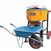 MORTAR MIXER, MIXING CEMENT AND SAND