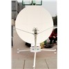 1.2 meter manual carbon fiber flyaway vsat antenna