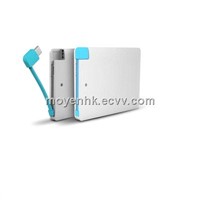 Credit card style power bank with 2500mah (MY-PB204)